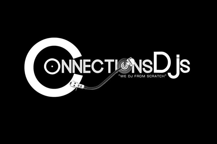 Connections DJs Logo Black
